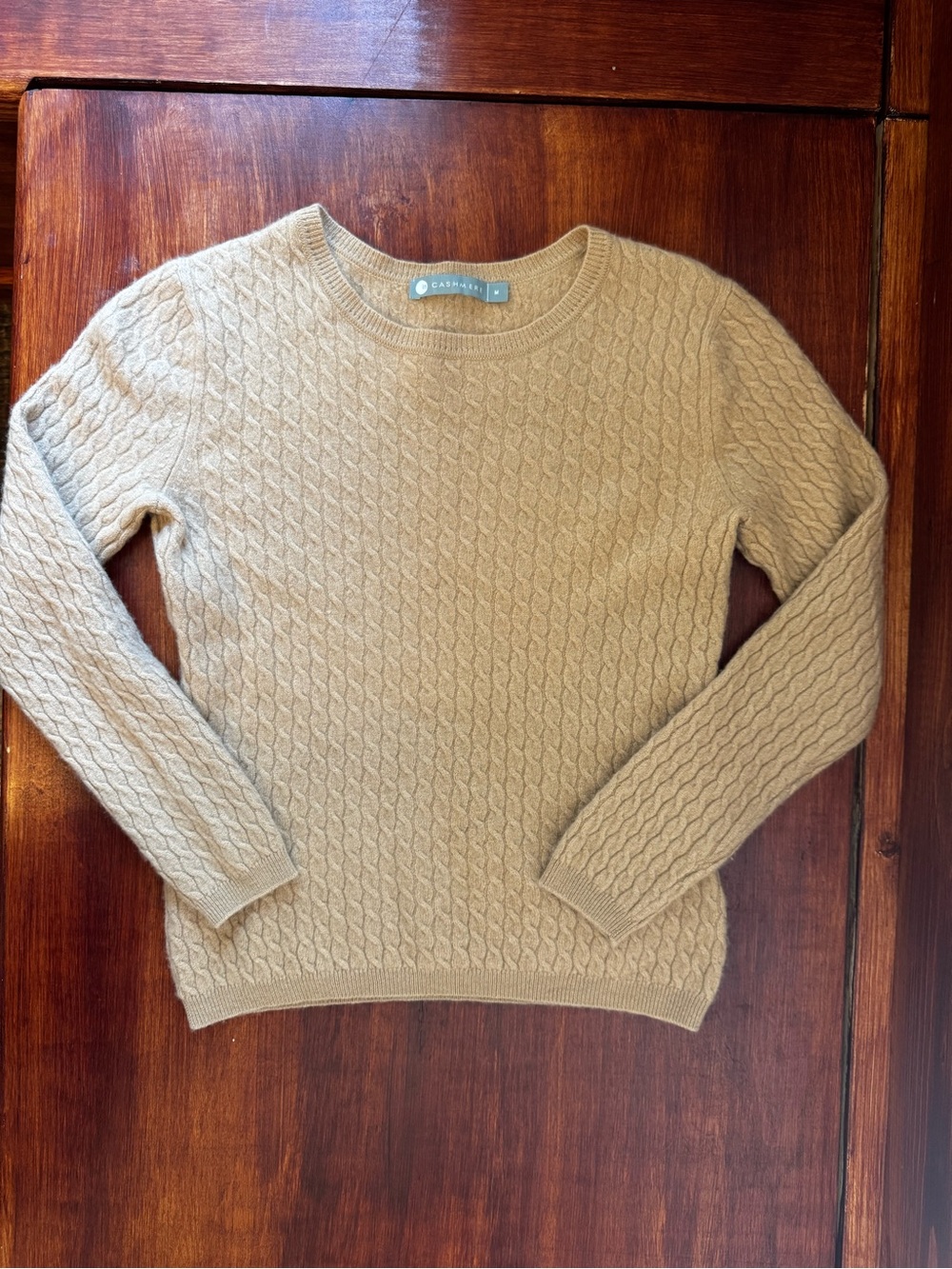 In Cashmere Cable Knit Sweater XS Fisherman
Old Money Preppy